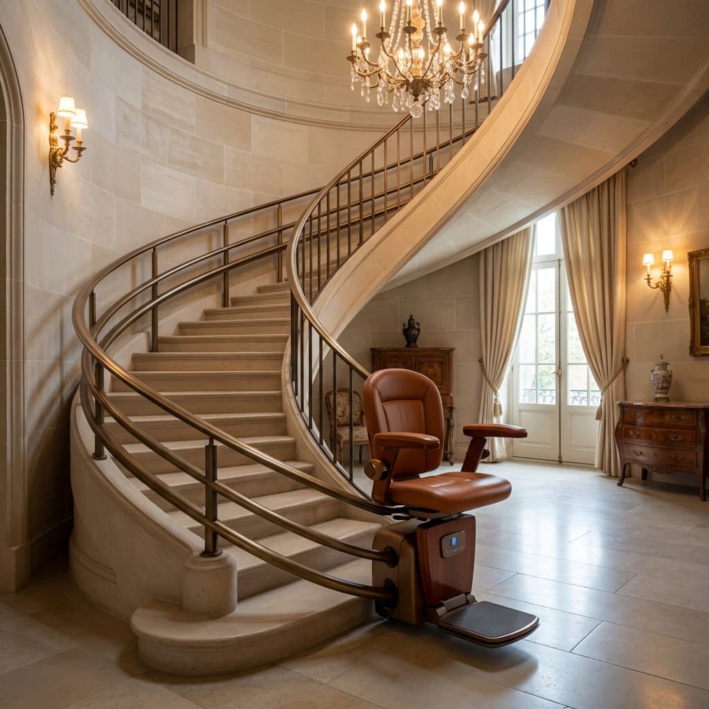 Prix d'un Monte-Escalier Tournant : Le Guide Expert (Tarifs 2026)