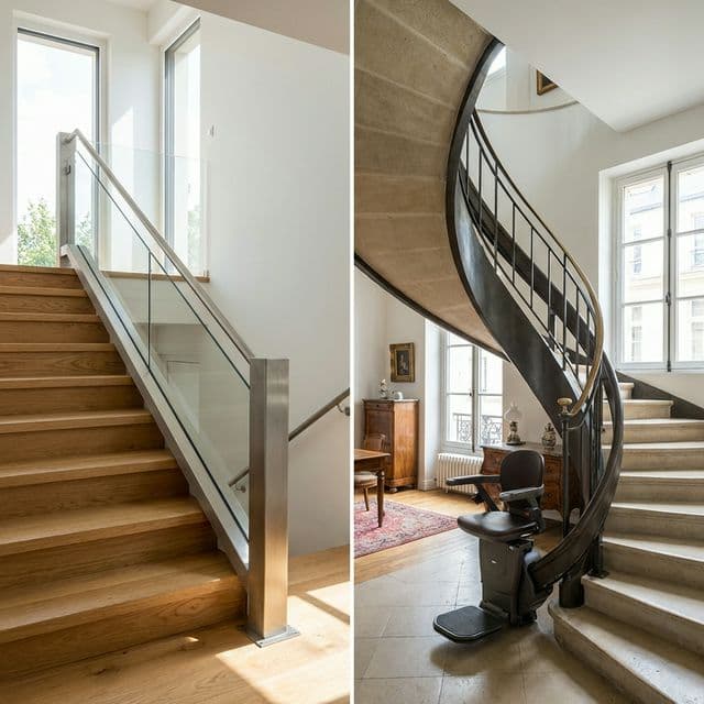 Comparatif Prix 2026 : Monte-Escalier Droit vs Colimaçon